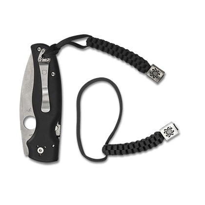 Spyderco  BEAD1LY   带挂绳的方珠  黑色  162