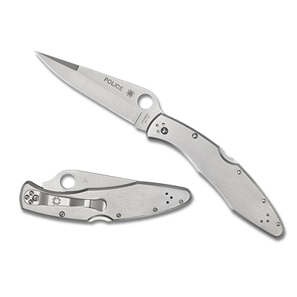 Spyderco  C07P   VG-10钢  不锈钢手柄  银色  1170