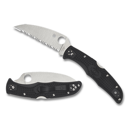 Spyderco  C10FSWCBK   VG-10钢  FRN尼龙手柄  黑色   720