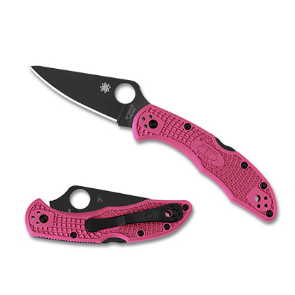 Spyderco  C11FPPNS30VBK   CPM S30V钢  FRN尼龙手柄  粉色  1080