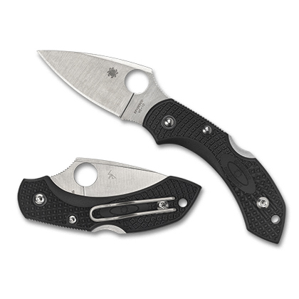 Spyderco  C28PBK2   VG-10钢  FRN尼龙手柄  黑色  585