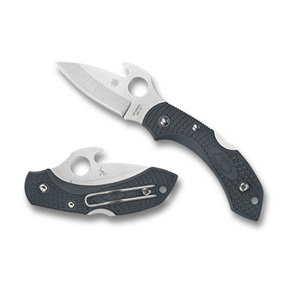 Spyderco  C28PGYW2  VG-10钢  FRN尼龙手柄  黑色  585