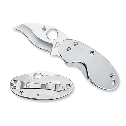 Spyderco  C29S  VG-10钢   不锈钢手柄  银色   720
