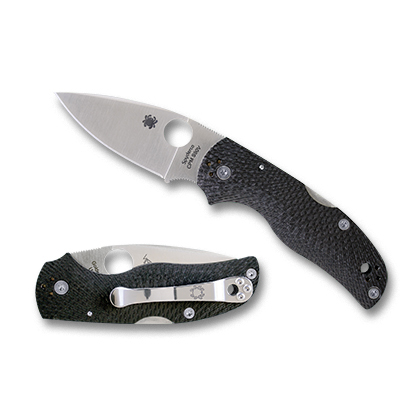Spyderco  C41CFFP5   CPM S90V钢  碳纤维手柄  黑色  2160