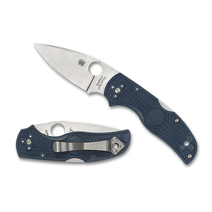 Spyderco  C41PCBL5   CPM SPY27™钢  FRN尼龙手柄   钴蓝色  1080