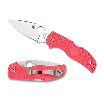 Spyderco  C41PPN5  CPM S30V钢  FRN尼龙手柄   粉色  1080