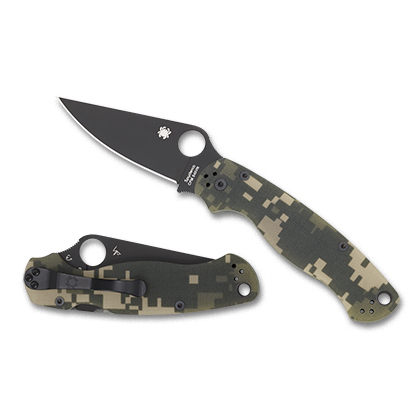 Spyderco  C81GPCMOBK2   CPM S45VN钢   G-10手柄  迷彩色    1350