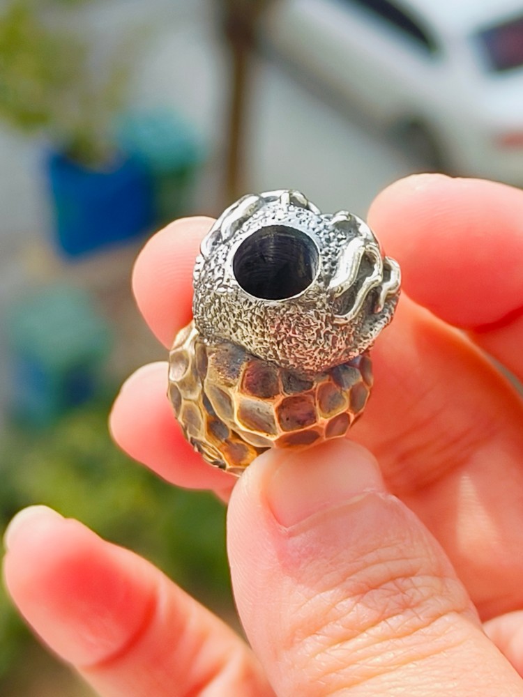 Phase Objects Snake Bead 俄罗斯过去式蛇年限量版刀坠吊坠 1980