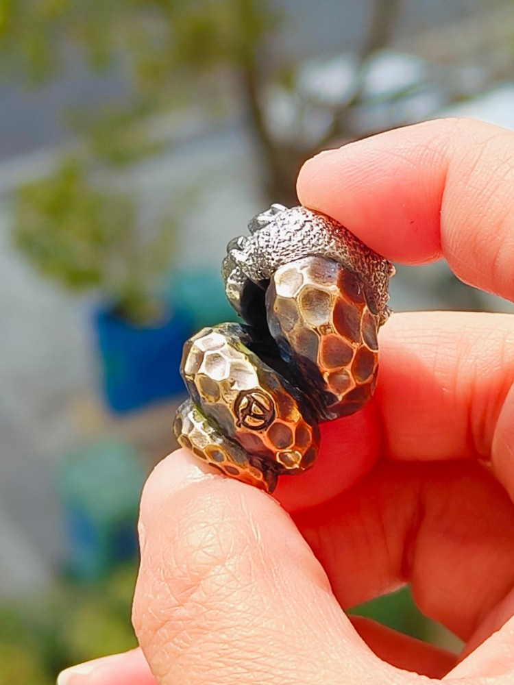 Phase Objects Snake Bead 俄罗斯过去式蛇年限量版刀坠吊坠 1980