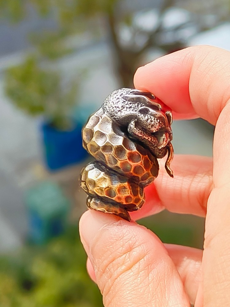 Phase Objects Snake Bead 俄罗斯过去式蛇年限量版刀坠吊坠 1980
