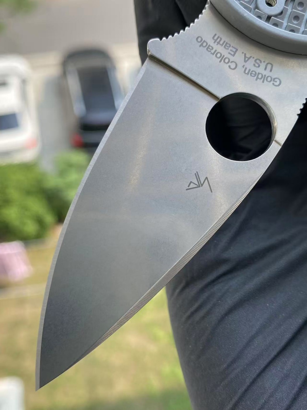 Spyderco  C41PGY5  Maxamet®钢  FRN尼龙手柄   灰色  1440