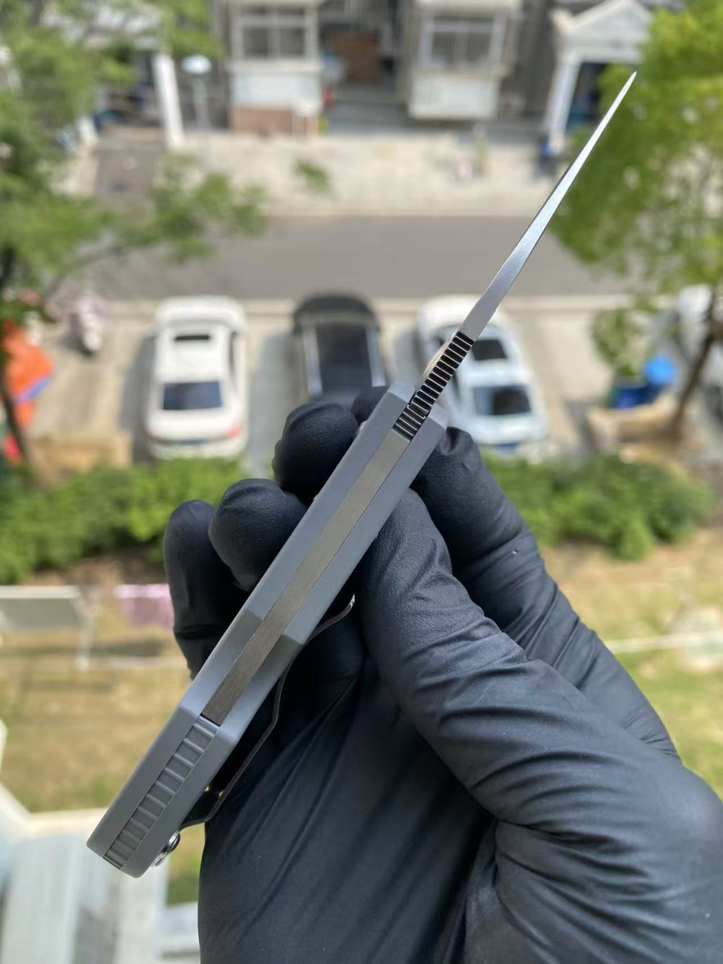 Spyderco  C41PGY5  Maxamet®钢  FRN尼龙手柄   灰色  1440