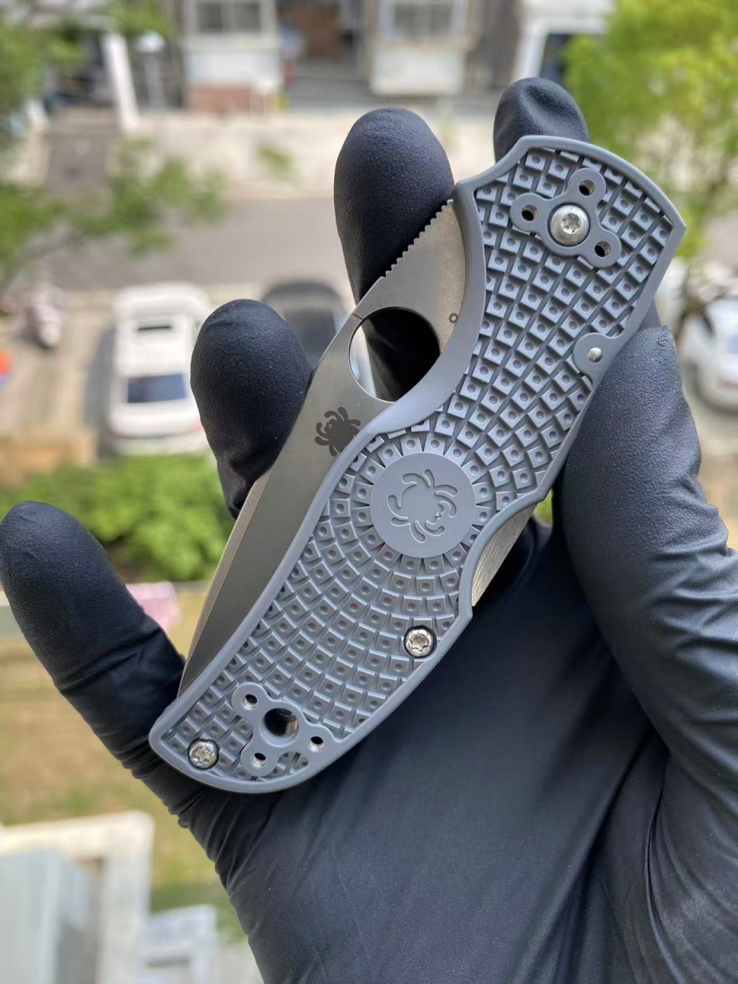 Spyderco  C41PGY5  Maxamet®钢  FRN尼龙手柄   灰色  1440