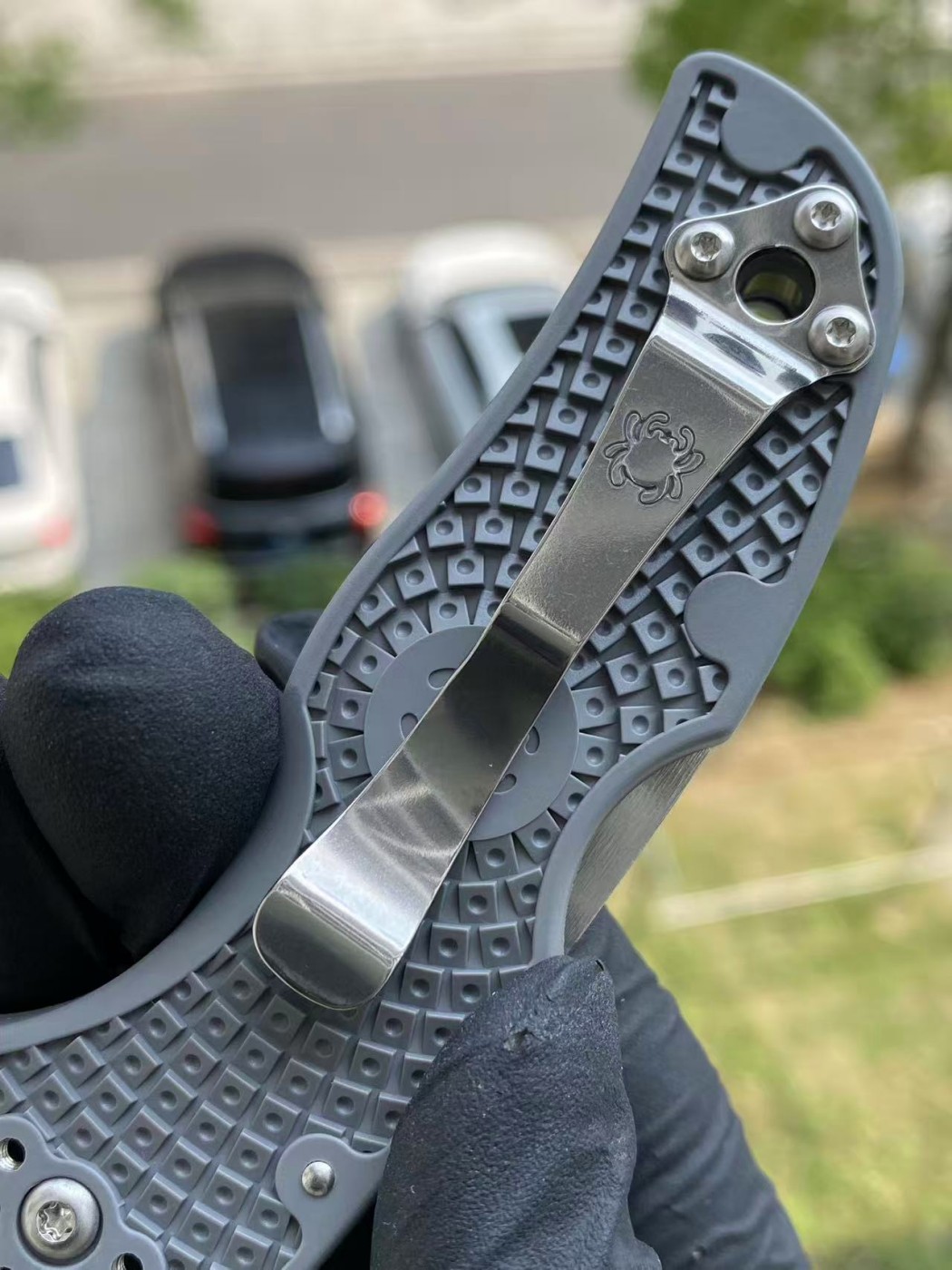 Spyderco  C41PGY5  Maxamet®钢  FRN尼龙手柄   灰色  1440