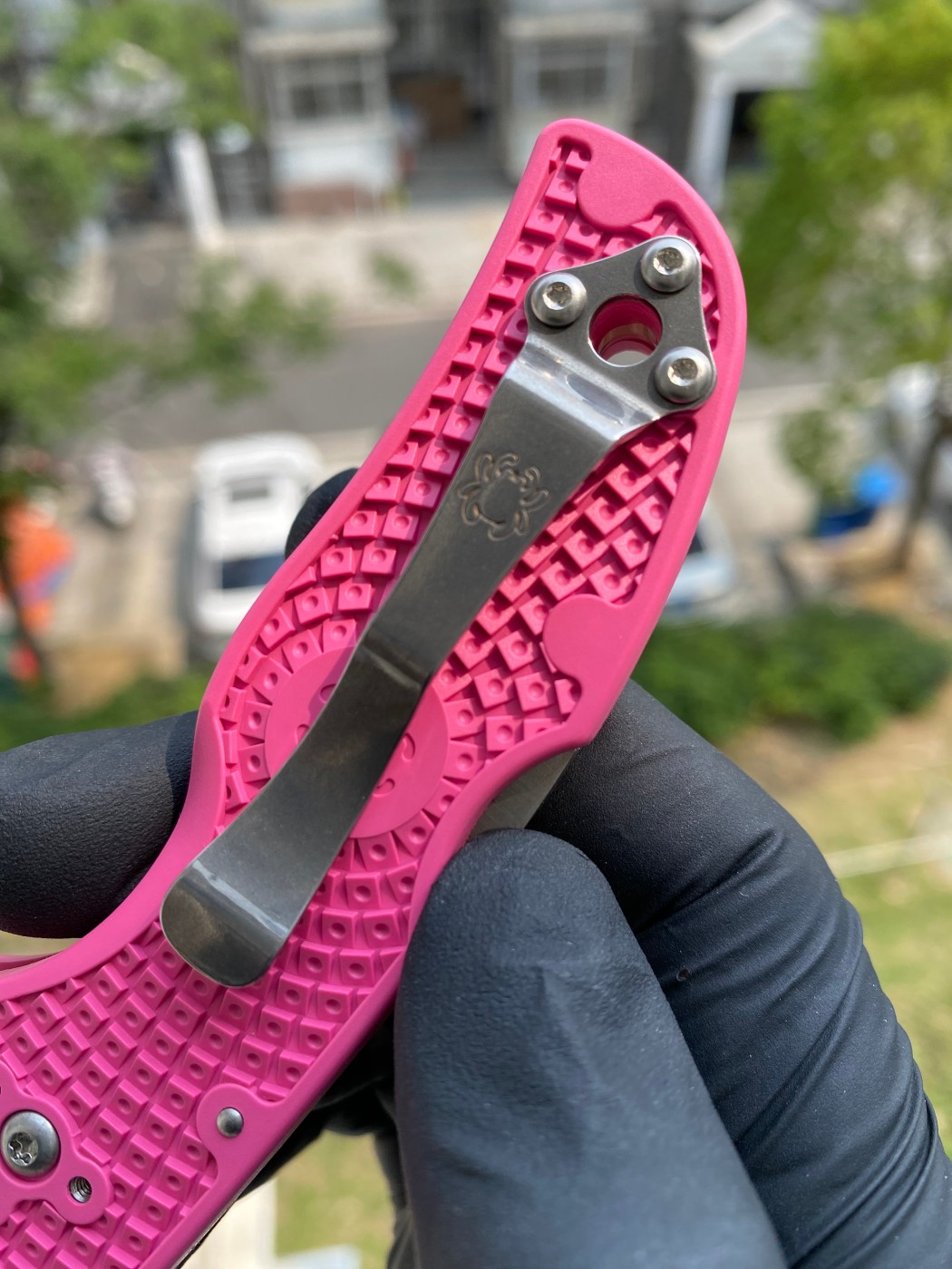 Spyderco  C41PPN5  CPM S30V钢  FRN尼龙手柄   粉色  1080