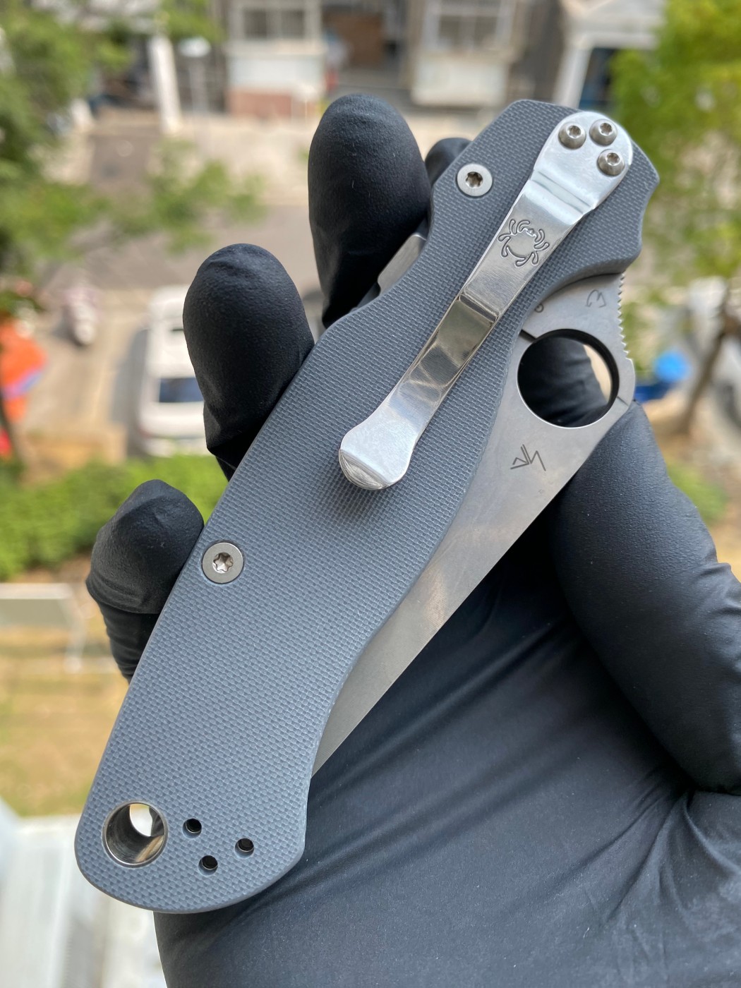 Spyderco  C81GPDGY2  Maxamet®钢   G-10手柄   深灰色  1800