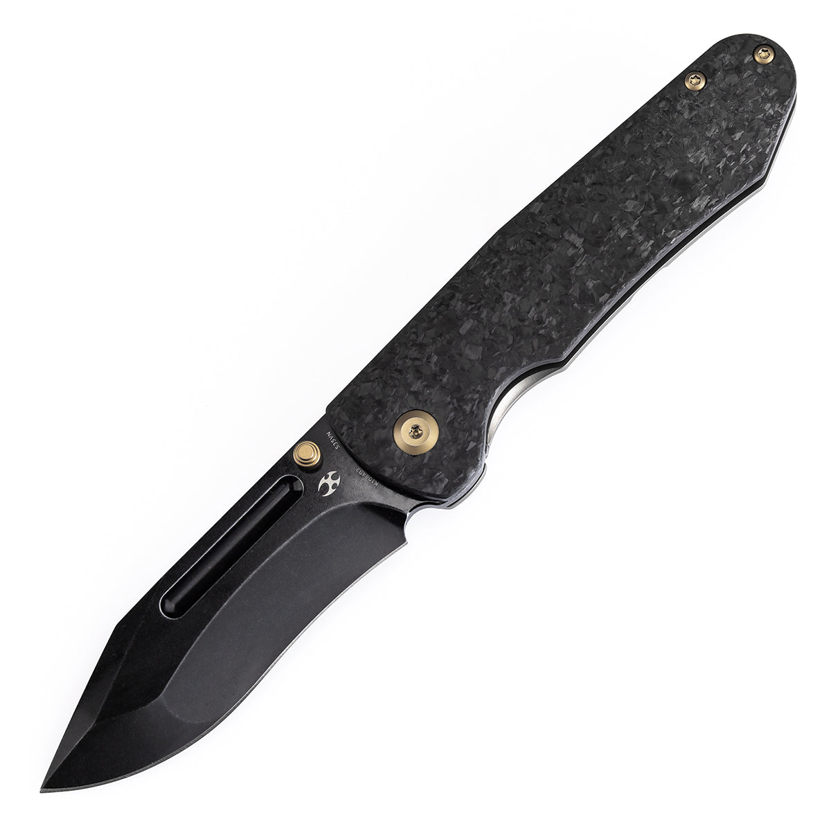 KANSEPT Superhawk CPM S35VN钢    钛+碳纤维手柄  K1084B2  黑色  1780