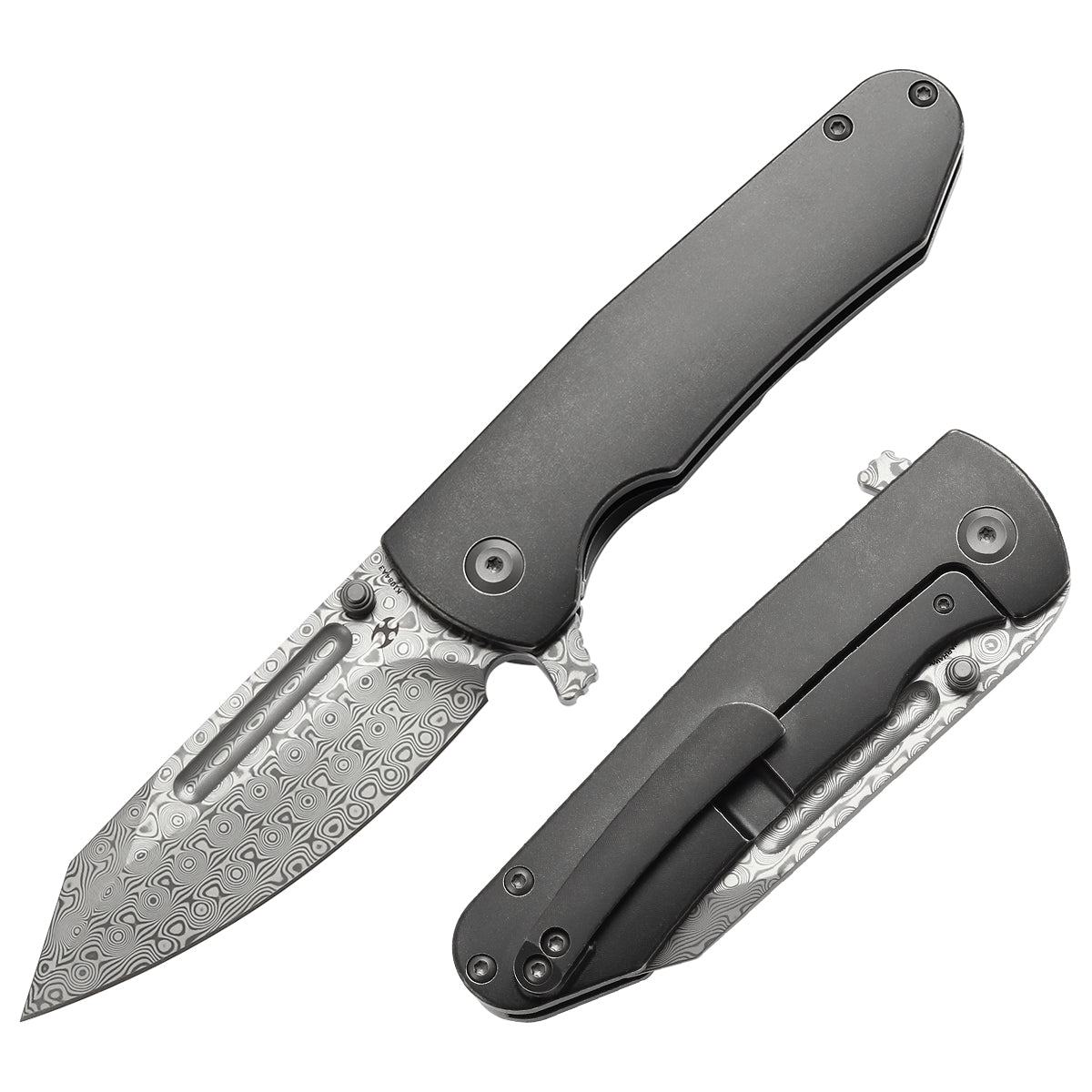 KANSEPT Superhawk   大马士革钢   钛手柄   K1084A3  黑色   1700
