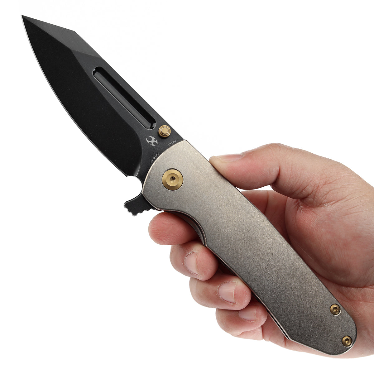 KANSEPT Superhawk   CPM S35VN钢   钛手柄   K1084A2   钛黑金色    1800