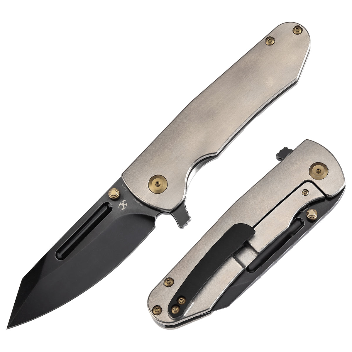 KANSEPT Superhawk   CPM S35VN钢   钛手柄   K1084A2   钛黑金色    1800