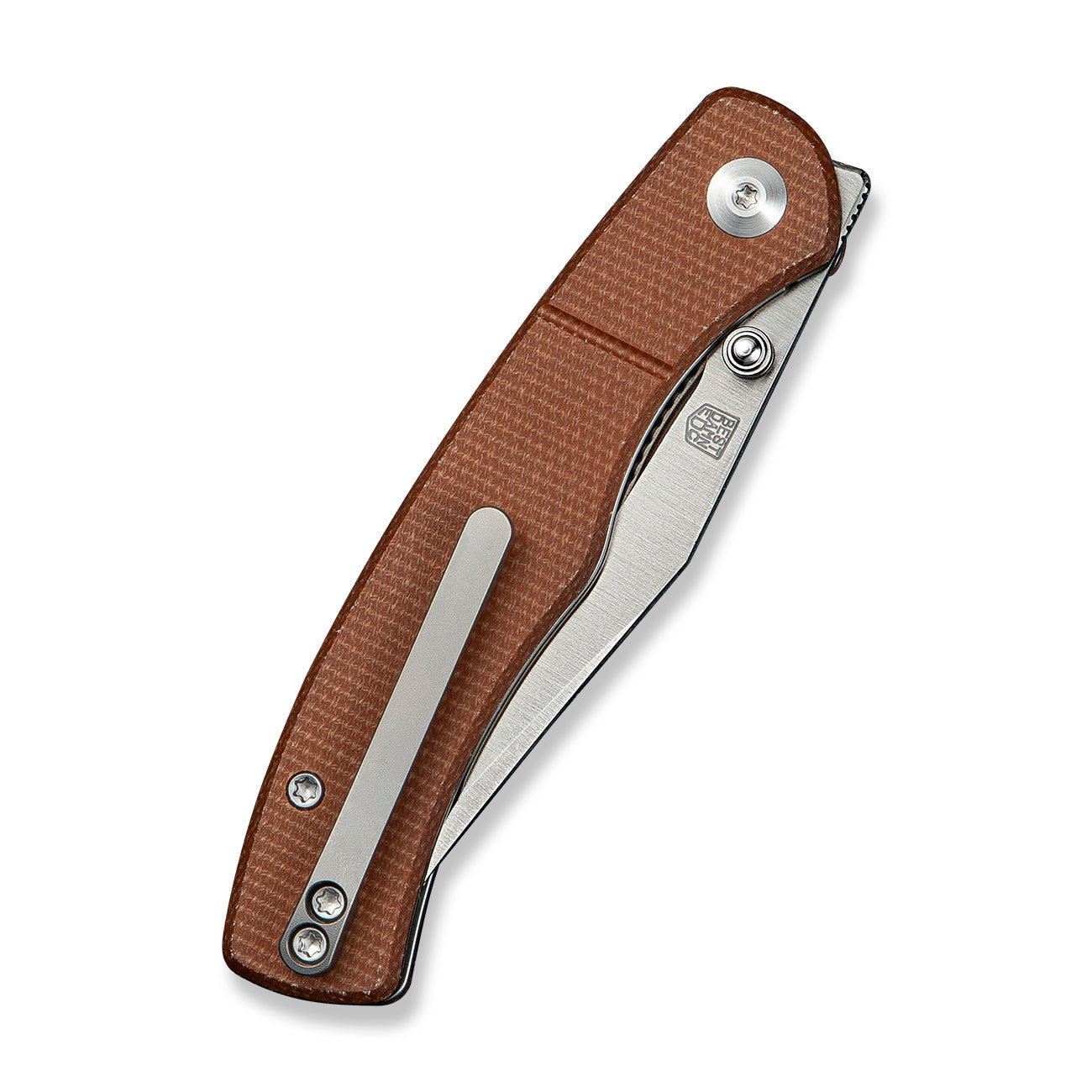 CIVIVI   Clingman   Nitro-V钢  Micarta手柄  C23065-3   棕色   500