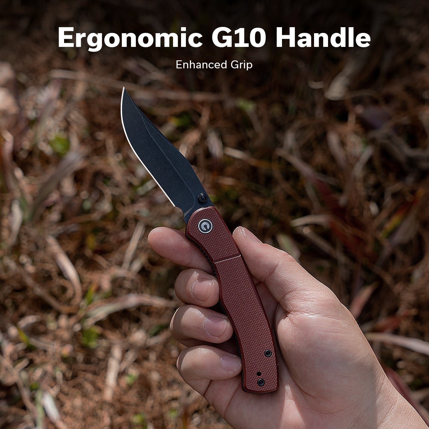 CIVIVI Clingman  Nitro-V钢  G10手柄  C23065-2  勃艮第红   500