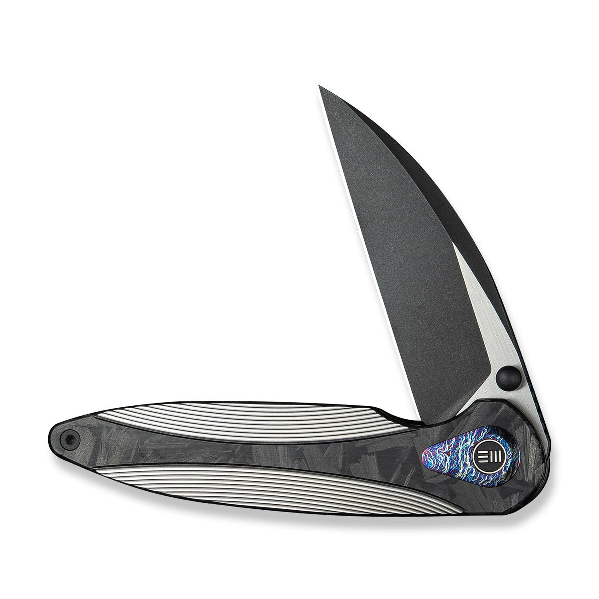WEKNIFE Zenthra   M390钢  钛手柄  WE24021C-1  钛黑色   2400