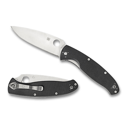 Spyderco  C142GP   8Cr13MoV钢   G-10手柄  黑色  540