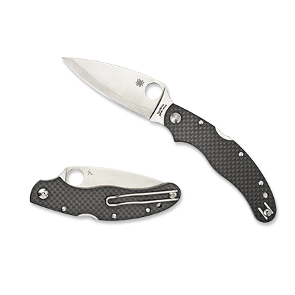 Spyderco  C144CFPE   ZDP-189+420J2钢   碳纤维手柄   灰色  1710