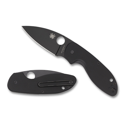 Spyderco  C216GPBBK   8Cr13MoV钢    G-10手柄  黑色    405