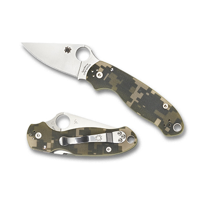 Spyderco   C223GPCMO  CPM S45VN钢   G-10手柄  迷彩色   1260