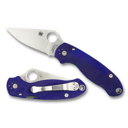 Spyderco  C223GPDBL   CPM S110V钢   G-10手柄   深蓝色  1620