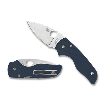 Spyderco   C230GPCBL  CPM SPY27钢   G-10手柄   钴蓝色  1350