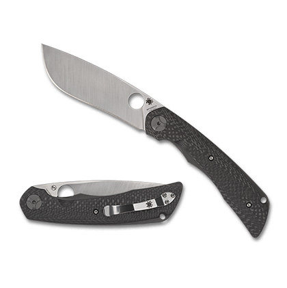 Spyderco  C239CFP   CPM 20CV钢   碳纤维+钛手柄  棕色  3150