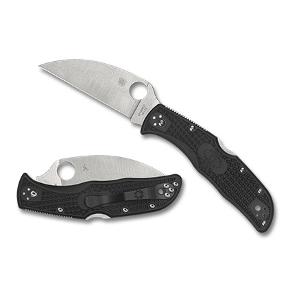 Spyderco  C243FPWCBK   VG-10钢   FRN尼龙手柄   黑色  800