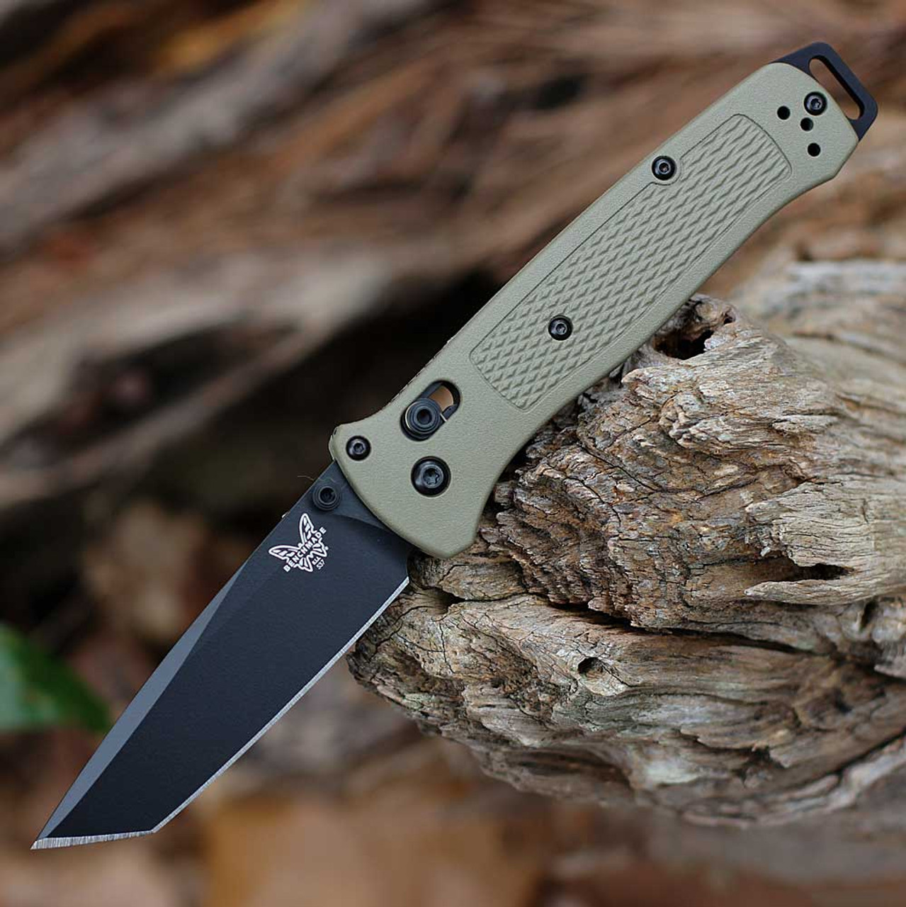 Benchmade Bailout 537BK-06 CPM-S30V钢 尼龙柄 军绿色 1500