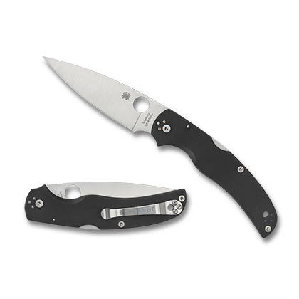 Spyderco  C244GP   CPM S30V钢   G-10手柄   黑色  1350