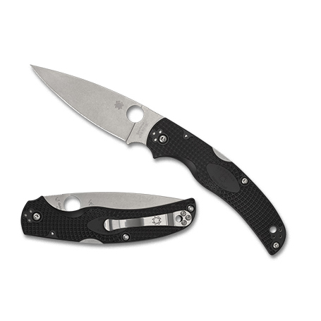 Spyderco  C244PBK  CTS BD1N钢    FRN尼龙手柄  黑色  1260