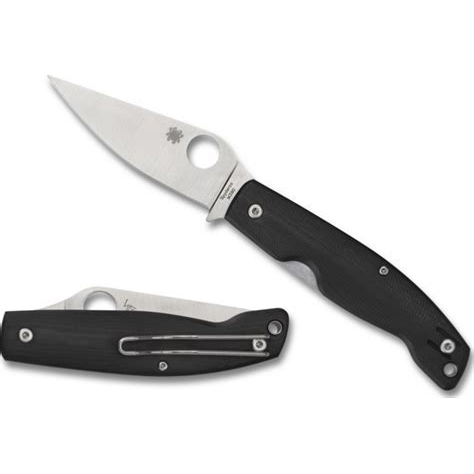 Spyderco C257GP  M390钢  G10 手柄   黑色  1350