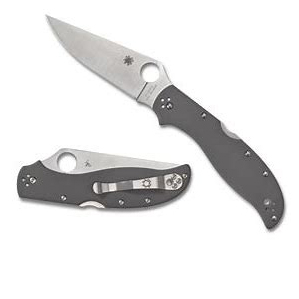 Spyderco  C258GPGYCW    CPM-CruWear钢  G10手柄   灰色  1980