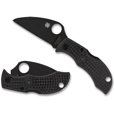 Spyderco  MBKWPBK  VG10钢   FRN尼龙手柄   黑色  450