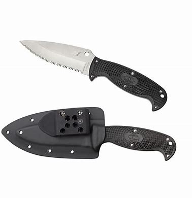 Spyderco  FB24SBK2   H2钢   FRN尼龙手柄   黑色  1350