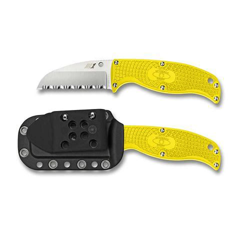 Spyderco  FB31SYL   H1/H2钢   FRN尼龙手柄  黄色   1170