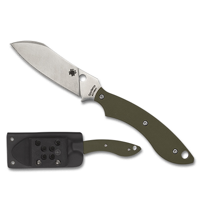 Spyderco  FB50GPOD  8Cr13MoV钢   G10手柄  绿色  720