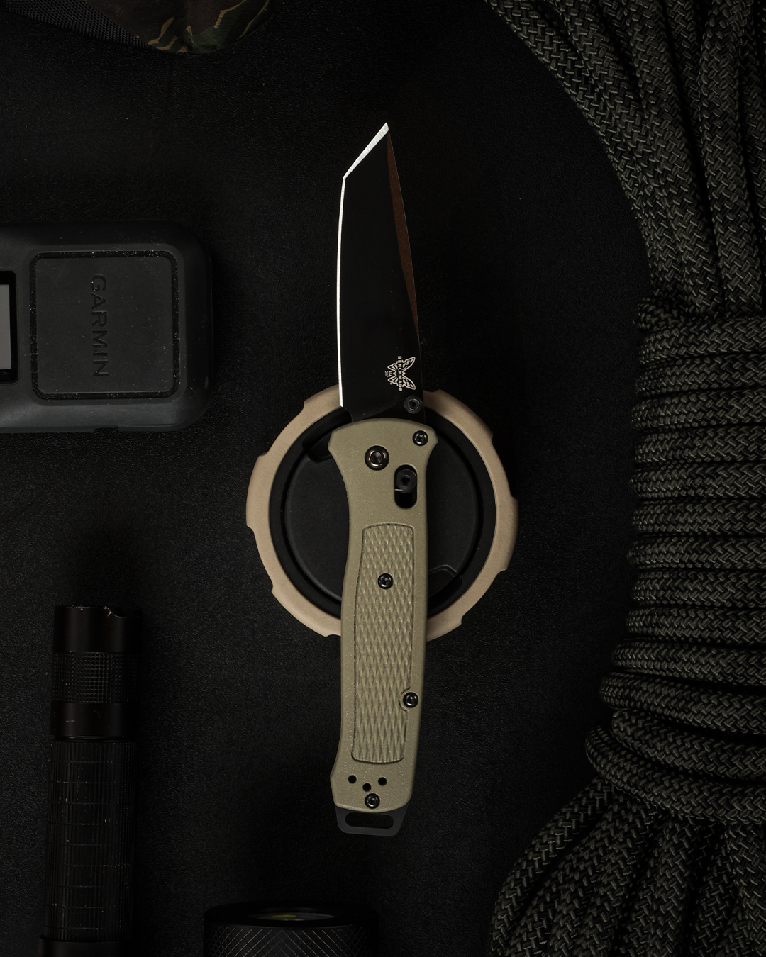 Benchmade Bailout 537BK-06 CPM-S30V钢 尼龙柄 军绿色 1500