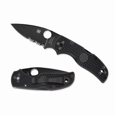 Spyderco  C41PSBBK5  Native 5  S30V钢  FRN尼龙手柄   黑色 1125