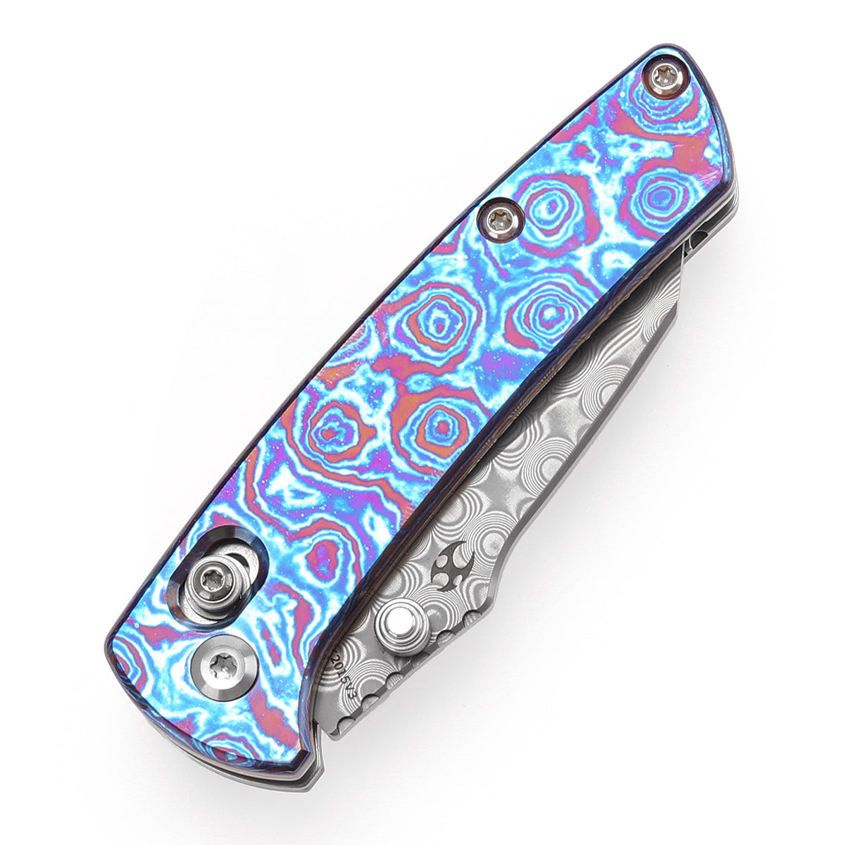 KANSEPT   Little Main Street   大马士革钢  Timascus手柄   K2015V3  蓝紫色  1400