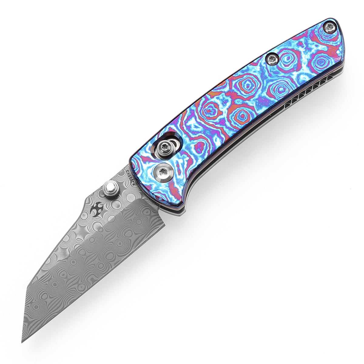 KANSEPT   Little Main Street   大马士革钢  Timascus手柄   K2015V3  蓝紫色  1400