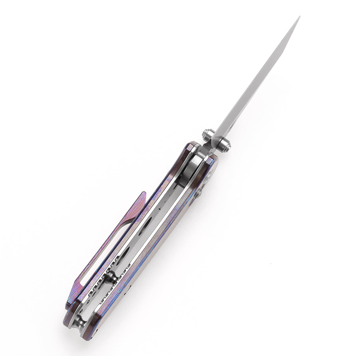 KANSEPT   Little Main Street   大马士革钢  Timascus手柄   K2015V3  蓝紫色  1400