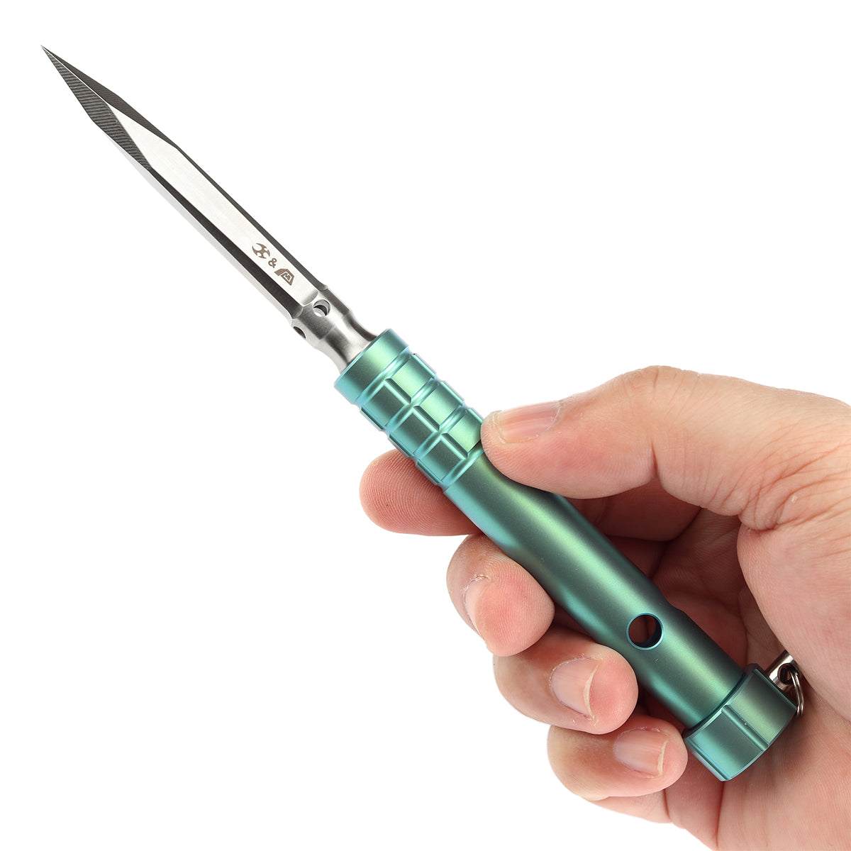 Kansept Stiletto  5Cr13钢  钛手柄  G005A4  绿色  400